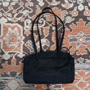 BAGGU Black Small Bowler Bag